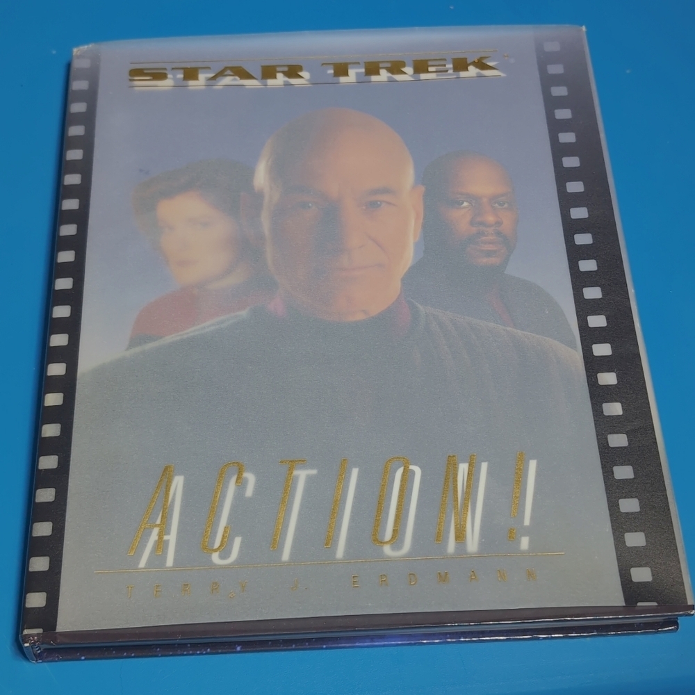 Star Trek "Action!" Hardcover Book - The Next Generation
